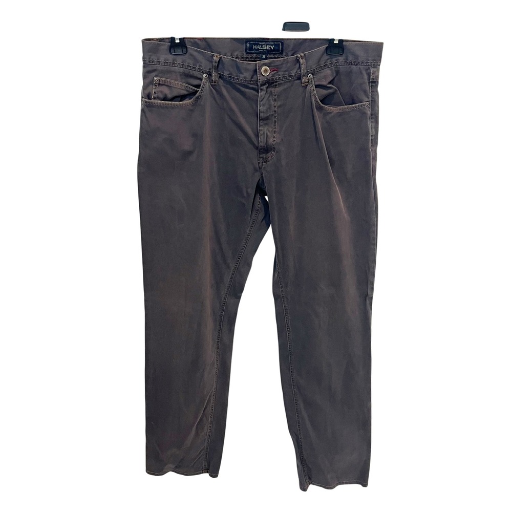 Halsey Edward Bedford 5-Pocket Pants Gray Business Casual‎ - Men's Size 38
